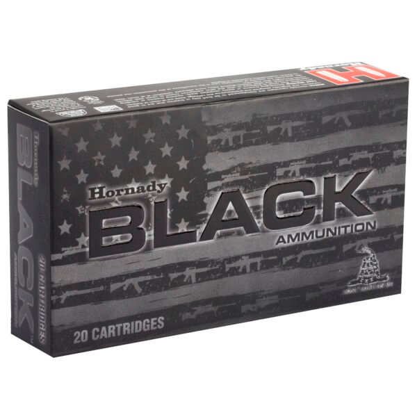 Hornady, BLACK, 762x39, 123 Grain, SST, Brass Case, 20 Round Box