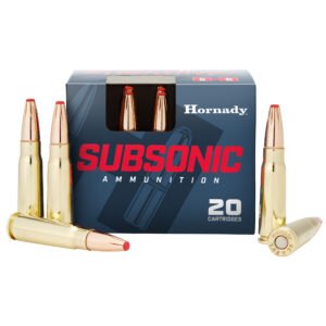 Hornady, Subsonic, 7.62X39, 255 Grain, Subsonic eXpanding Projectile, 20 Round Box