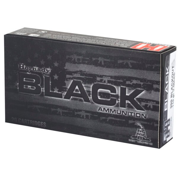 H80873_3_HR Hornady, BLACK, 300 AAC Blackout, 110 Grain, V-Max