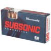 Hornady, Subsonic, 300 Blackout, 190 Grain, Sub-X, 20 Round Box