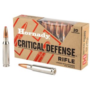Hornady, Critical Defense Rifle, 308 Winchester, 155 Grain, FlexTip
