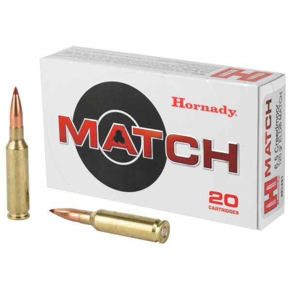 Hornady, Match, 6.5 Creedmoor, 120 Grain, ELD Match