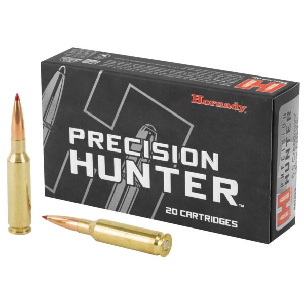 H81499_1_HR Hornady, Precision Hunter, 6.5 Creedmoor, 143 Grain, ELD-X