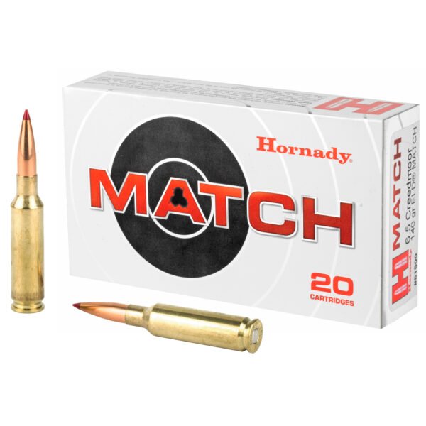 H81500_1_HR Hornady, Match, 6.5 Creedmoor, 140 Grain, ELD Match