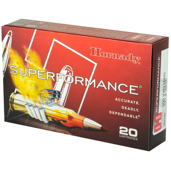 Hornady, SuperFormance, 300 WIN MAG, 180 Grain, SST