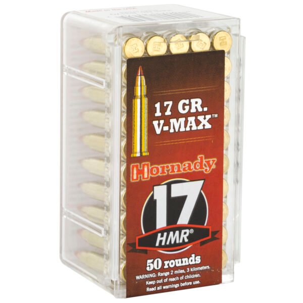 Hornady, Varmint Express, 17HMR, 17 Grain, V-Max, 50 Round Box