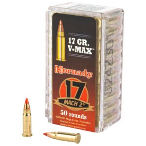 Hornady, Varmint Express, 17 Hornady Mach 2, 17 Grain, V-Max, 50 Round Box