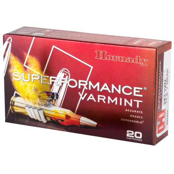 Hornady, Superformance Varmint, 243 Win, 75 Grain, V-Max