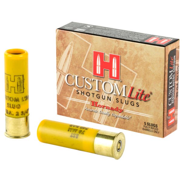 Hornady, Custom Lite, 20Ga FTX, 2.75", 250 Grain, Sabot Slug
