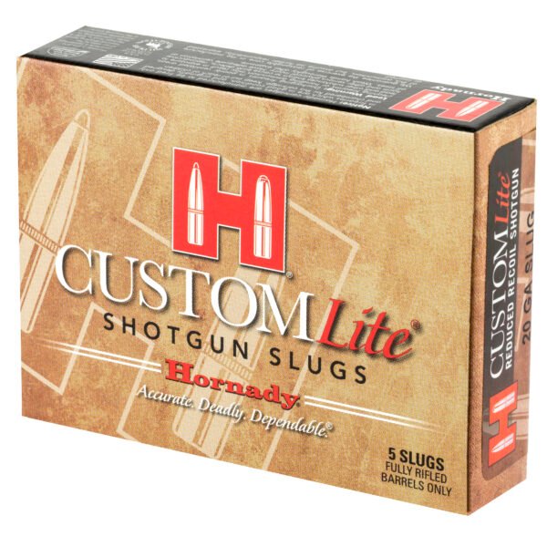 Hornady, Custom Lite, 20Ga FTX, 2.75", 250 Grain, Sabot Slug