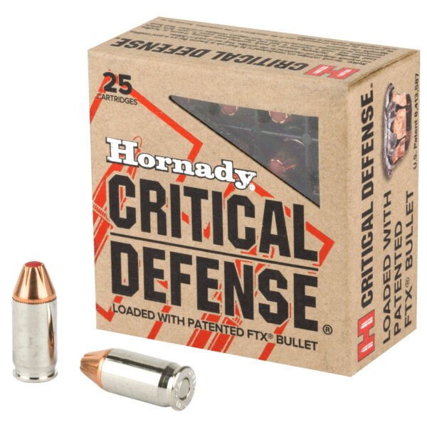 Hornady, Critical Defense, 380ACP, 90 Grain, Hollow Point