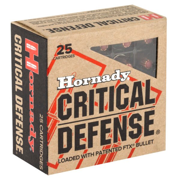Hornady, Critical Defense, 380ACP, 90 Grain, Hollow Point