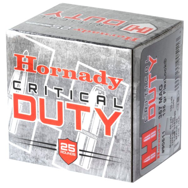 Hornady, Critical Duty, 357MAG, 135 Grain, FlexLock Duty