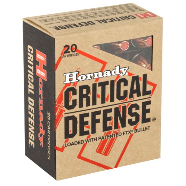 H90900_2_HR Hornady, Critical Defense, 45ACP, 185 Grain, FlexTip