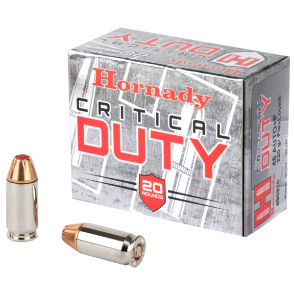 H90926_1_HR Hornady, Critical Duty, 45ACP +P, 220 Grain, FlexLock
