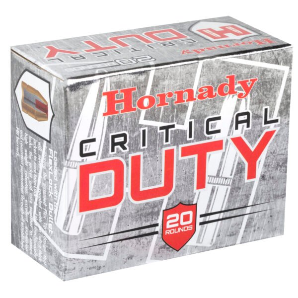 H90926_2_HR Hornady, Critical Duty, 45ACP +P, 220 Grain, FlexLock