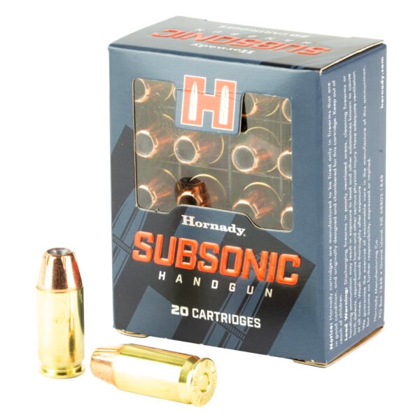 Hornady, Subsonic, 45 ACP, 230 Grain, XTP
