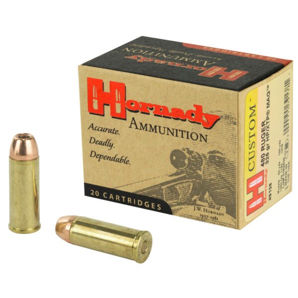 Hornady, Custom, 480 Ruger, 325 Grain, XTP,