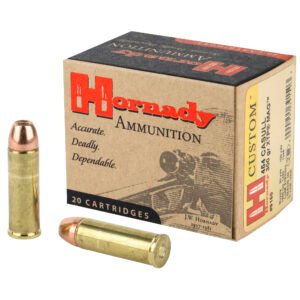 Hornady, Custom, 454 Casull, 300 Grain, Jacketed Hollow Point, 20 Round Box