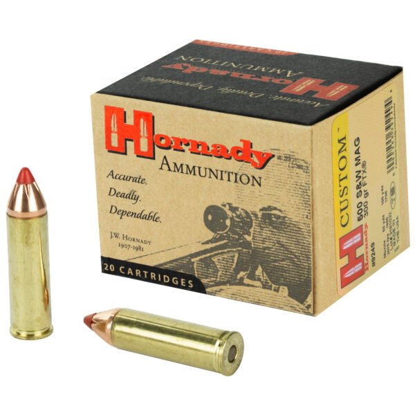 Hornady, Custom, 500 S&W, 300 Grain, FTX