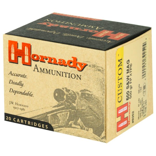 Hornady, Custom, 500 S&W, 500 Grain, XTP