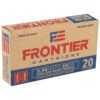 Frontier Cartridge, Lake City, 5.56 NATO, 55 Grain, Hollow Point Match