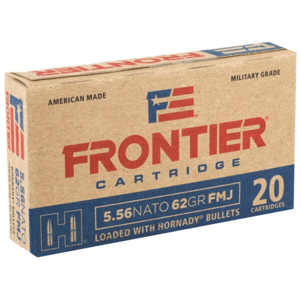 Frontier Cartridge, Lake City, 5.56 NATO, 62 Grain, Full Metal Jacket