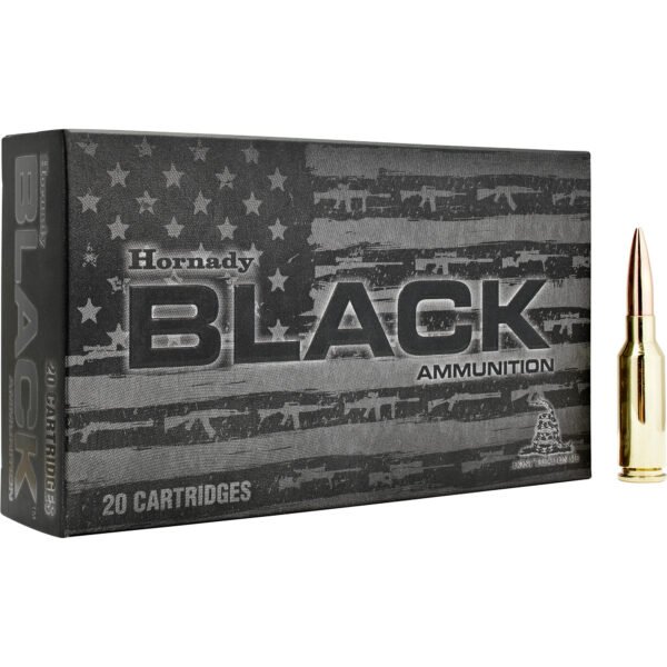 Hornady, BLACK, 6MM ARC, 105 Grain, Boat Tail Hollow Point