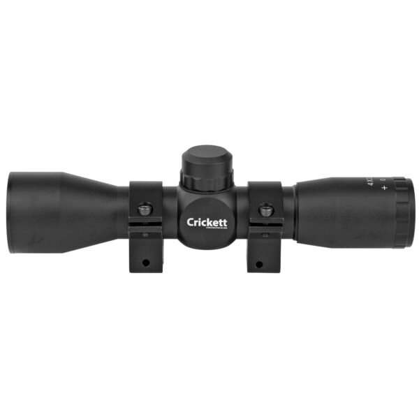 Keystone Sporting Arms, Quick Focus Rifle Scope, 4-32X, Black, Rings Included