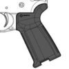 MPIMAG415BLK_2 Magpul Industries, MOE Grip, Fits AR Rifles, Black