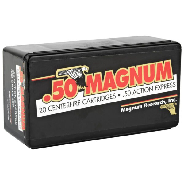 MR50JSP350B_2_HR Magnum Research, Blount, 50 Action Express, 350 Grain, Jacketed Soft Point
