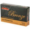 PMC223A_3_HR PMC Ammunition, Bronze, 223 Remington, 55 Grain, Full Metal Jacket