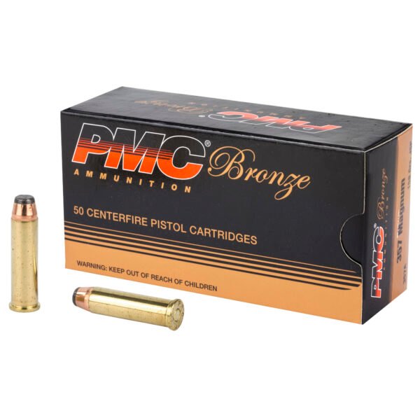 PMC357A_1_HR PMC Ammunition, Bronze, 357MAG, 158 Grain, Jacketed Soft Point