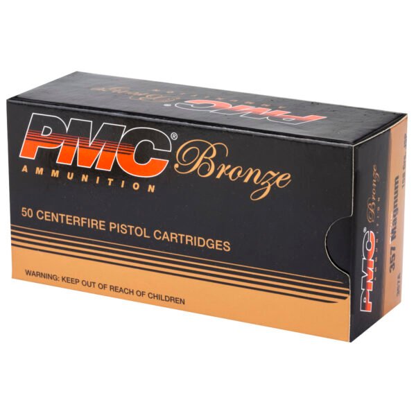 PMC357A_3_HR PMC Ammunition, Bronze, 357MAG, 158 Grain, Jacketed Soft Point