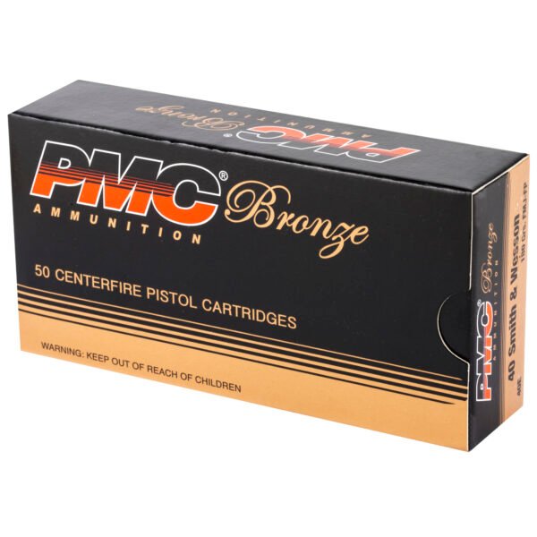 PMC40E_3_HR PMC Ammunition, Bronze, 40S&W, 180 Grain, Full Metal Jacket