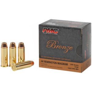 PMC Ammunition, Bronze, 44 Magnum, 240 Grain, Truncated Cone Soft Point