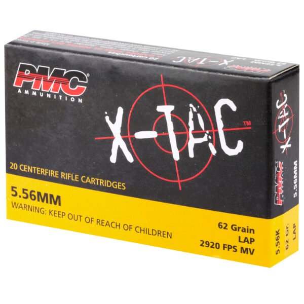 PMC Ammunition, XTAC, 556NATO, 62 Grain, LAP, 20 Round Box, Green Tip