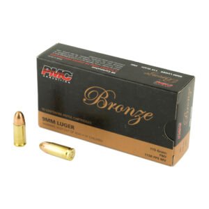 PMC9A_1_HR PMC Ammunition, Bronze 9MM, 115 Grain, Full Metal Jacket