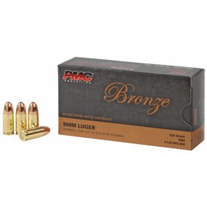 PMC9G_1_HR PMC Ammunition, Bronze, 9MM, 124 Grain, Full Metal Jacket