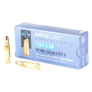 PPUPP739S_1_HR Prvi Partizan, Rifle, 7.62X39, 123Gr, Soft Point, 20 Round box