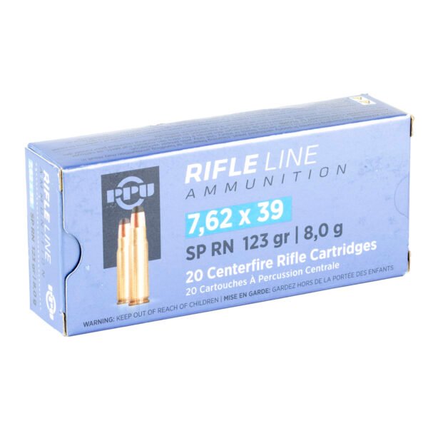PPUPP739S_2_HR Prvi Partizan, Rifle, 7.62X39, 123Gr, Soft Point, 20 Round box
