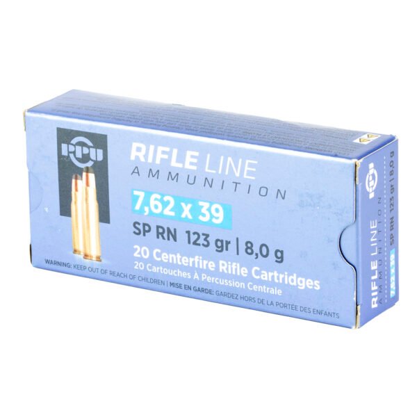 PPUPP739S_3_HR Prvi Partizan, Rifle, 7.62X39, 123Gr, Soft Point, 20 Round box