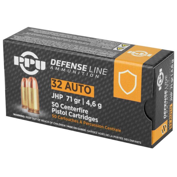 Prvi Partizan, Handgun Defense, 32 ACP, 71Grain, Jacketed Hollow Point