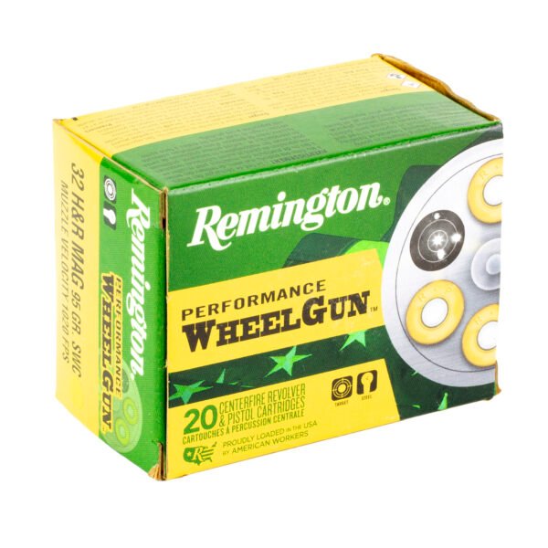 Remington, Performance Wheelgun, 32 H&R, 95 Grain, Lead Semi Wadcutter