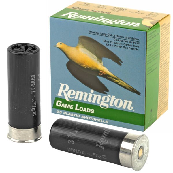 Remington, Game Load, 12 Gauge, 2.75", #7.5, 3.25 Dr, 1 oz., 25 Round Box