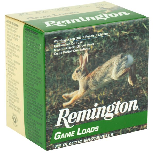 Remington, Game Load, 20 Gauge, 2.75", #6, 3.25 Dr, 7/8 oz., 25 Round Box