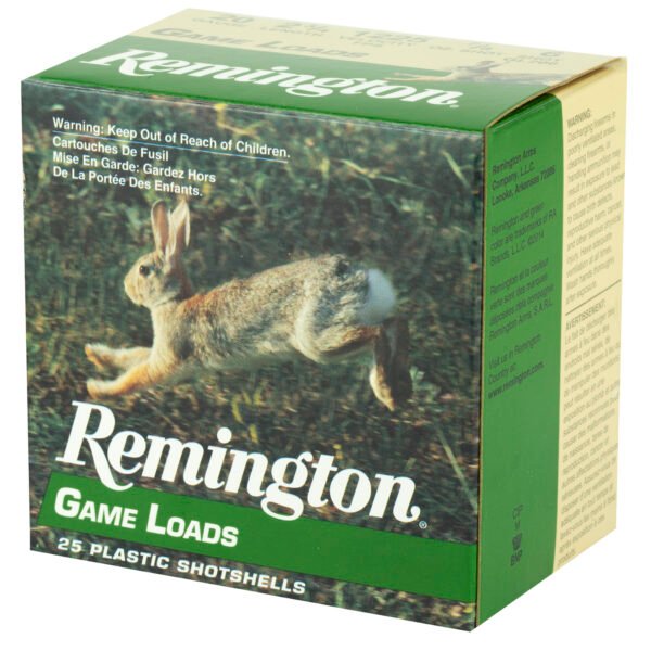 Remington, Game Load, 20 Gauge, 2.75", #6, 3.25 Dr, 7/8 oz., 25 Round Box