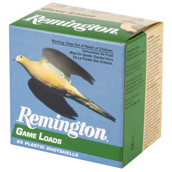 Remington, Game Load, 20 Gauge, 2.75", #8, 3.25 Dr, 1 oz.