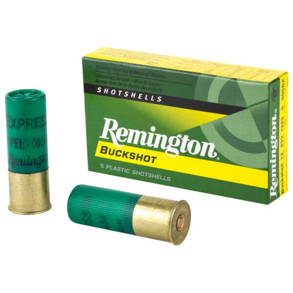 REM20406_1_HR Remington, Express, 12 Gauge, 2.75", 000 Buck, 3 Dram, Buckshot, 10 Pellets