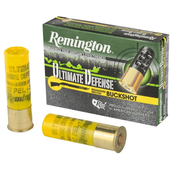 Remington, Ultimate Defense, 20 Gauge 2.75", #3 Buckshot, 17 Pellets